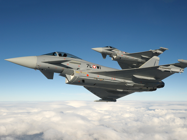 Auch heuer trainieren die Eurofighter-Piloten des Bundesheeres Abfangmanöver im Überschallbereich.