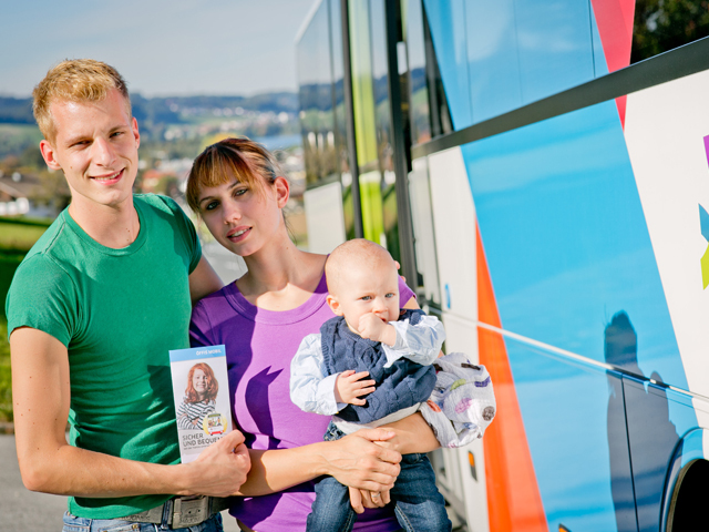 Land und Salzburg Verkehr stellen zwei übertragbare Netzkarten pro Gemeinde zur Verfügung.
